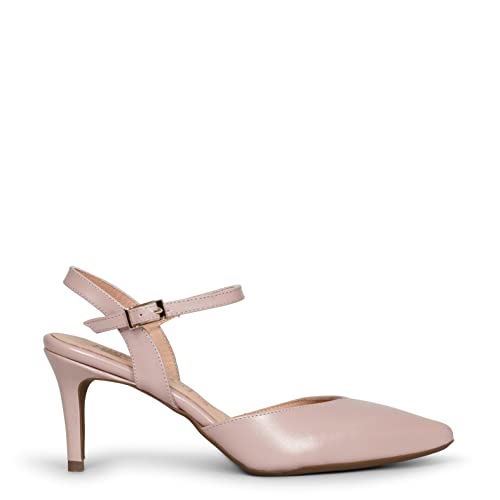 Donna Zapatos de Fiesta cómodos Nude, EU 37