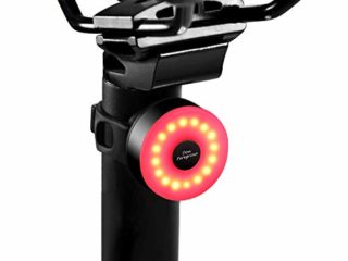DONPEREGRINO M2 - Luz Trasera Bici Compacta hasta 90 Horas de Autonomía, LED Luz Bicicleta USB Recargable con 5 Modos Fijos e Intermitentes