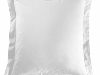 Douceur d'Intérieur - 1640684, Funda De Almohada, 63 X 63 Cm, Lit Uni, Liso 57 Hilos, Blanco