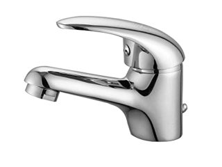 DP Grifería GS10080 Grifo Monomando de Lavabo, Plata