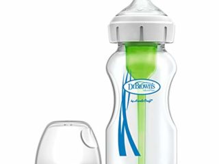 Dr. Brown's WB91700P4 - Biberon Boca Ancha 270 Ml Pp Cristal Options+, Transparente