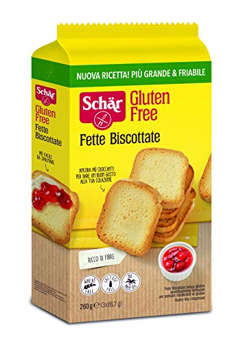Dr. Schar Biscotes Pan Tostado sin Gluten, 260g