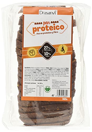 DRASANVI PAN PROTEICO - Alto contenido en PROTEÍNAS y FIBRA - 365g
