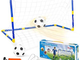 Dreamon Juego de Deporte de Fútbol Portería de Fútbol y Bolas interactiva Juguete para Niños