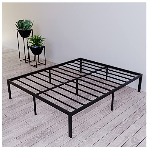 Dreamzie - Somier 150 x 200cm con Patas de 36cm - Bastidor de Cama Individual Plegable Metálico - Montaje Sencillo - Resistente