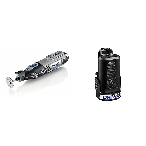 Dremel 8220 (8220-2/45) Multiherramienta Eléctrica - Herramienta Multiusos + 26150880Ja Batería De Litio Para Multi-Tool Rotativo 880, 12 V, Negro