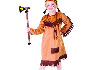 Dress Up America Brave Indio Niña Disfraz
