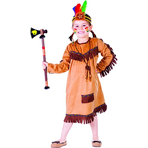 Dress Up America Brave Indio Niña Disfraz