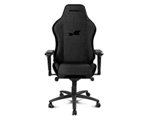 DRIFT GAMING DR275NIGHT- Silla Gaming Profesional, material tela con acabado terciopelo, reposabrazos ajustables 4D, piston clase 4, giratoria, mecanismo frog, negro