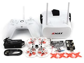 Dron de carreras EMAX FPV, kit Tinyhawk II RTF, dron con vista en primera persona con cámara Runcam Nano 2, VTX conmutable 25-100-200, Mini-Drohne con gafas y controlador