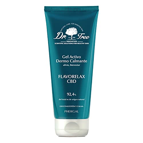 Dr.Tree. Gel Flavorelax con Aceite de Semillas de Cannabis Sativa con CBD. Crema Calmante Dolores Musculares y Articulaciones. Alivio de Espalda, Hombros, y Piernas. Ingredientes Naturales. 200ml