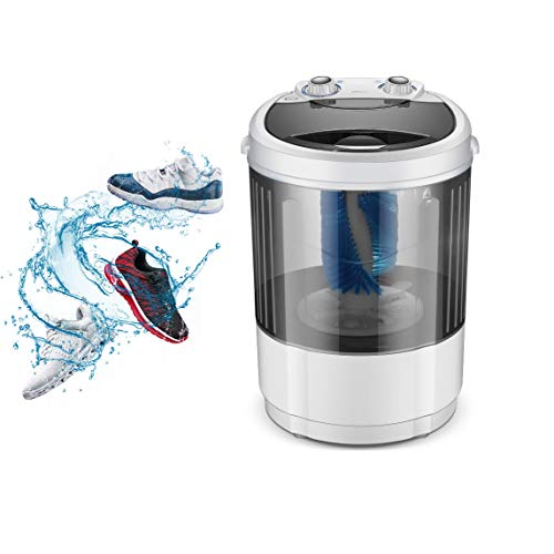 Drumi Lavadora,Mini Lavadora PortáTil De Zapatos Para El Hogar,Limpieza Profunda, Ahorro De Esfuerzo Ahorro De EnergíA, Bajo Nivel De Ruido Para Apartamentos, Dormitorios, Camping,Black
