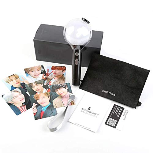 DSYYF Merch Army Bomb Official Lightstick Ver 4 Bluetooth Map of The Soul Edición Especial, App Ajustar el Color de la luz del Concierto y Saludos