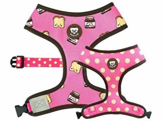 DUKIER - Arnés Reversible para Perro, Chaleco Antitirones, Transpirable y Reflectante para Mascotas, de Neopreno y Malla, Ajustable, Diseño de Dogtella, Talla S