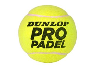 Dunlop TB Pro Padel Pelotas Bote, Adultos Unisex, Amarillo, 3 Uni