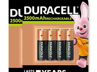 Duracell - Pilas Recargables AA 2500 mAh, paquete de 8