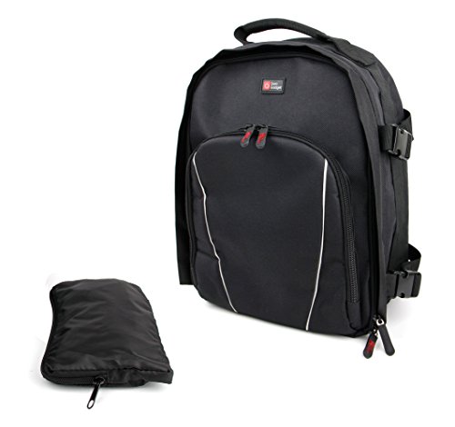 DURAGADGET Mochila Resistente Al Agua Compatible con Altavoz Portátil Vtin Royaler/Vtin Punker + Funda Impermeable