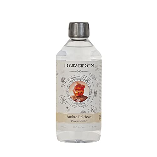 DURANCE - Perfume para lámpara catalítica, ámbar precioso, 500 ml, Fabricado en Francia