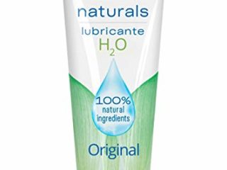 Durex Naturals H2O Lubricante Base Agua, 100% natural sin fragancia, colorantes ni agentes irritantes - 100 ml