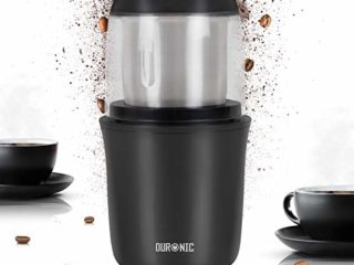 Duronic CG250 Molinillo de café eléctrico 250W y capacidad de 75g - Cuchilla de acero inoxidable para triturar semillas de café - Cappucinos, expreso, americano, café con leche frescos y caseros