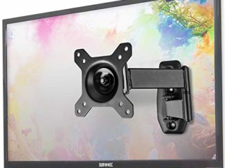Duronic TVB1120 Soporte TV de pared giratorio para pantalla de entre 13" a 30" pulgadas hasta 18kg máx - Soporte SOLO compatible con VESA - Monitor LED, LCD, plasma