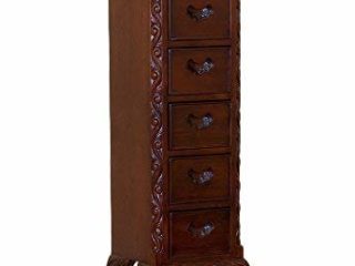 Dynamic24 Chippendale - Cómoda (madera de nogal, 142 x 40 cm)
