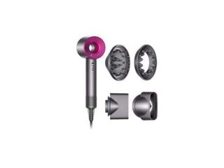 Dyson Secador De Pelo Supersonic, Color Metal Y Fucsia, Hd0, Set De Regalo, White