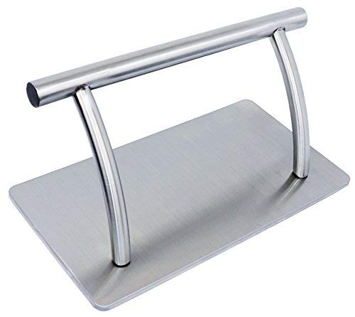 EARETAH Soporte Para Pies Reposapiés,Apoyapiés Metálico Reposapies para Sillones de Peluquería Belleza Tatuaje 30*19*20 cm, Color Plateado