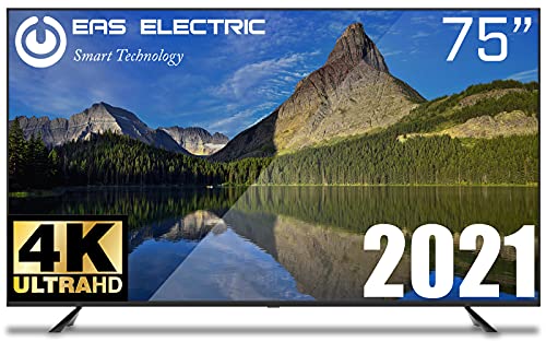 EAS Electric | E75AN90K | Televisor Negro | Televisión 75 Pulgadas | Smart TV 75” | LED (DLED) | Ultra HD 4K 3840 x 2160 16:9 | DVB-T/T2/C/S/S2 HEVC | WiFi | Android TV | Google Cast | USB 2 | HDMI 3
