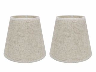 Eastlion Paquete de 2 pantallas E14 para mesita de noche, lámpara de pared de cristal, 10 x 16 x 14 cm