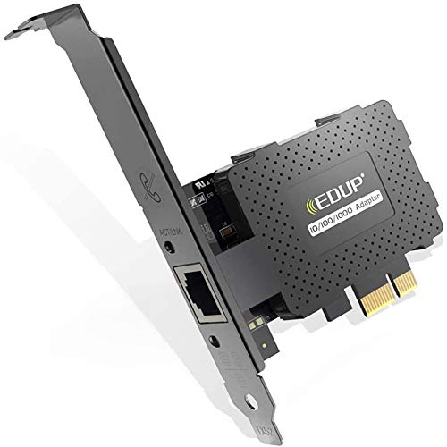 EDUP Gigabit Ethernet PCI Express PCI-E Network Card 10/100/1000Mbps RJ45 LAN Adapter Converter for Desktop PC 32/64bit