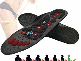 EEUK Plantillas de Acupresión Magnética Adelgazante para Terapia Reflexología Plantar, Plantillas De Masaje Transpirable Mejorar La Circulación Sanguínea, Lavable y Cortable