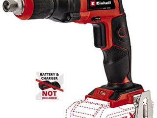 Einhell Atornillador de obra en seco con batería TE-DY 18 Li-Solo Power X-Change (iones de litio, 18 V, 4000 min-1, tope de profundidad, funcionamiento continuo, sin batería ni cargador, incl. E-Box)