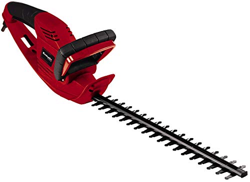 Einhell Cortasetos eléctrico GC-EH 5747 (570 W, interruptor de seguridad a dos manos con parada de la cuchilla, cuchillas de seguridad de corte a contracorriente y de doble cara)