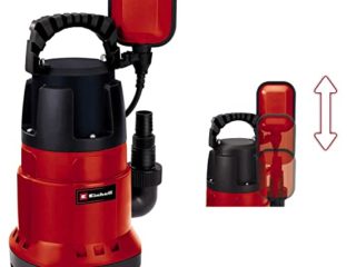 Einhell GC-DP 7835 -Bomba de aguas sucias(780W, capacidad de 15.700 l/h, profundidad max. de inversión 7m, conexión de manguera 47.8mm, cuerpos extraños hasta 35 mm, interruptor de flotador continuo)