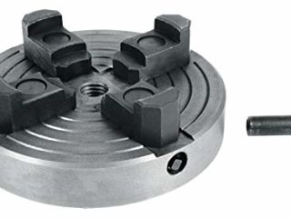 Einhell Plato de cuatro mordazas accesorio para torno (adecuado para torno TC-WW 1000 y TC-WW 1000/1, recepción M18)