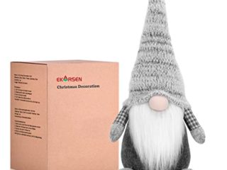 EKARSEN 50cm Gnomo Tomte de la Docoración de Navidad, Lindo Santa Claus Hecho a Mano, para los árboles de Navidad y Las Decoraciones Festivas, También Regalo Festivo