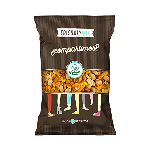 El Nogal Frutos Secos Cóctel de Frutos Secos Sabor Tex-Mex Bolsa, 125 G. SIN GLUTEN. APTO PARA CELÍACOS.