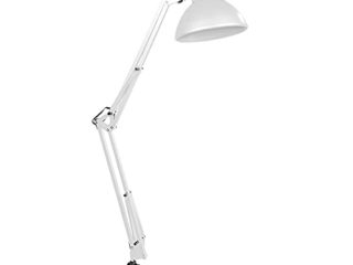 Electrodomesticosweb 30080 Flexo Arquitecto-Modelo Melbourne con Mordaza de Fijación E27, 60W, Blanco, 1 Unidad (Paquete de 1)