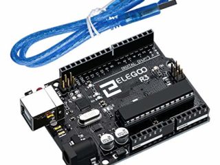 ELEGOO UNO R3 Tarjeta Placa con Cable USB y Microcontrolador Compatible con Arduino IDE Proyectos Cumple con RoHS