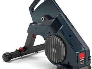 Elite Turno - Rodillo de entrenamiento para bicicleta inteligente, transmisión directa, con resistencia de tecnología fluida y sensor Misuro B+ integrado, Negro