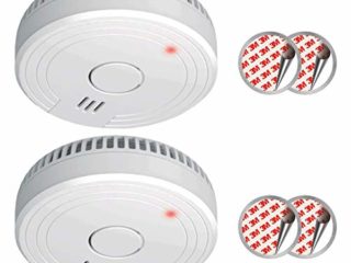 ELRO FS1805 Detector de Humo con Magnético Adhesivas Kit, Blanco, 2 Piezas, Set