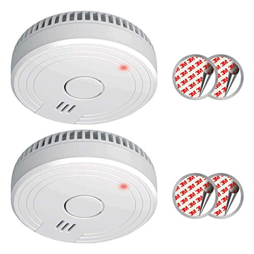 ELRO FS1805 Detector de Humo con Magnético Adhesivas Kit, Blanco, 2 Piezas, Set