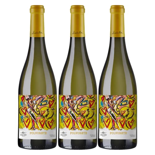 Emilio Moro - Polvorete, Vino Blanco Afrutado, Variedad Godello, El Bierzo - Pack de 3 Botellas x 750 ml