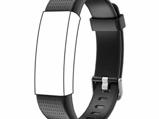 endubro Pulsera de Repuesto para ID130 Plus Color HR & Muchos mas Modelos (Negro)