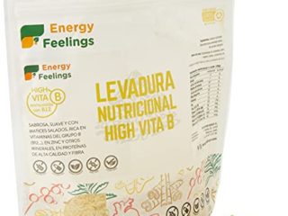Energy Feelings | Levadura Nutricional en Copos con Vitamina B12 | Vegana | Sin Gluten | 250g
