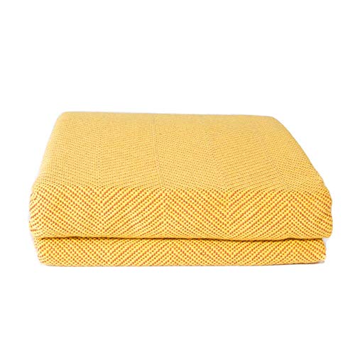 ENERGY TEX-HOME - Ares - Colcha CUBRECAMAS Multiusos SOFÁ (230_x_260_cm, Mostaza)