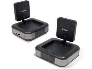 Engel Axil Boston MV7230 - Emisor y receptor de equipo video y sonido (8 canales seleccionables, 5.8 GHz), negro