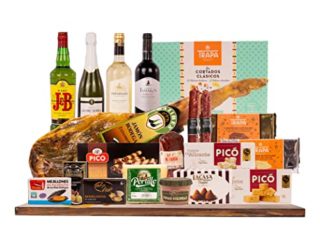 ENJOYCOSMETICS, Lote Navidad 2021JM06, Cesta Navidad con Jamón