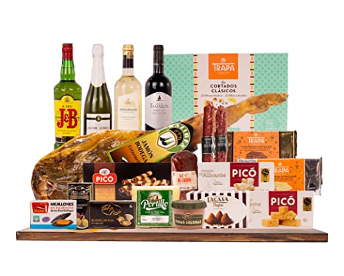 ENJOYCOSMETICS, Lote Navidad 2021JM06, Cesta Navidad con Jamón